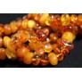 Raw baltic amber necklace